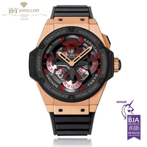 hublot king power unico gmt ceramic|hublot f1 watch price.